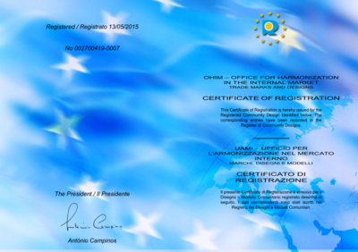 圆形低杆灯 证书